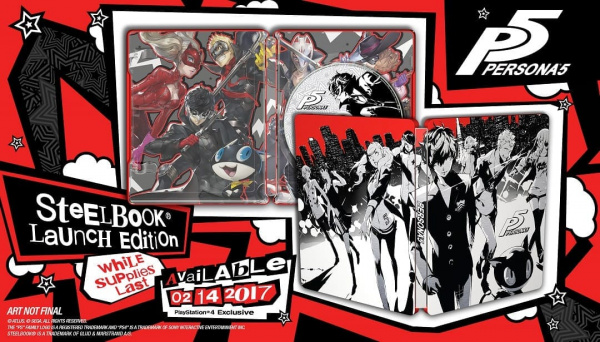 Persona 5 - Steelbook Edition (PS4, английская версия, БУ) - интернет-магазин GameShock г. Челябинск