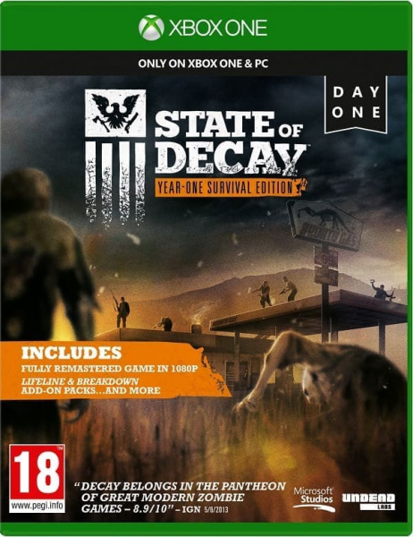 State of Decay - Year One Survival Edition (Xbox One, русская версия)