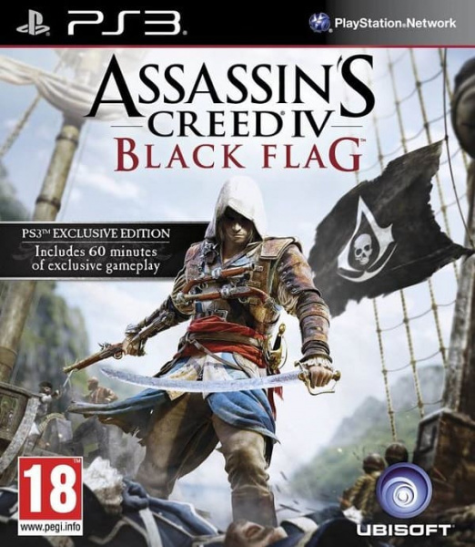 Assassin's Creed IV (4): Чёрный Флаг (Black Flag) (PS3, РУС, БУ) Assassin's Creed IV (4): Чёрный Флаг (Black Flag) (PS3, РУС, БУ)
