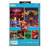 Картридж (16 бит) cборник игр 6в1 "AA-6104" ALIEN 3, BATTLE TOADS, BRUCE LEE… для Сеги