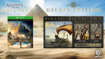 Assassin's Creed: Истоки (Origins) - Deluxe Edition (Xbox One, русская версия) - интернет-магазин GameShock г. Челябинск