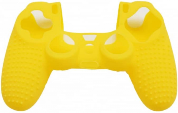 Чехол силиконовый для джойстика Non-Slip Yellow (PS4)