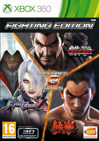 Fighting Edition (Tekken 6, Soul Calibur 5, Tekken Tag Tournament 2) (Xbox 360, РУС) Fighting Edition (Tekken 6, Soul Calibur 5, Tekken Tag Tournament 2) (Xbox 360, РУС)
