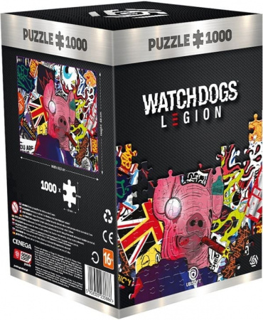 Пазл - Watch Dogs Legion - Pig Mask (1000 элементов) Пазл - Watch Dogs Legion - Pig Mask (1000 элементов)