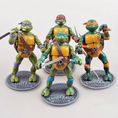 TMNT 17 см, пакет, шарнирные TMNT 17 см, пакет, шарнирные