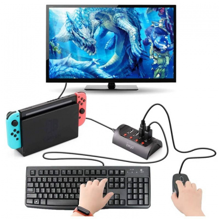Конвертер подключения клавиатуры мыши PS4/Xbox One/Switch (iPEGA PG-9133) - интернет-магазин GameShock г. Челябинск Конвертер подключения клавиатуры мыши PS4/Xbox One/Switch (iPEGA PG-9133) - интернет-магазин GameShock г. Челябинск
