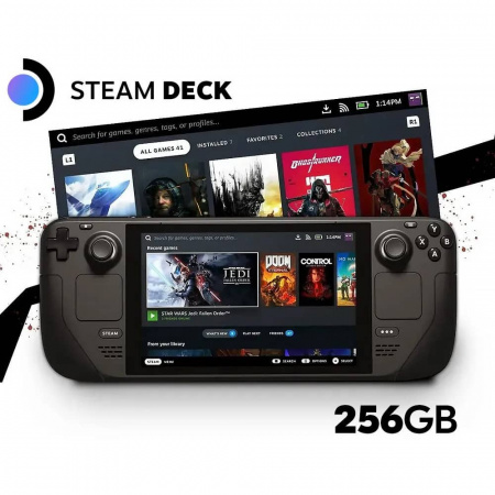 Игровая консоль Valve Steam Deck (256GB) (LCD) (БУ) Игровая консоль Valve Steam Deck (256GB) (LCD) (БУ)