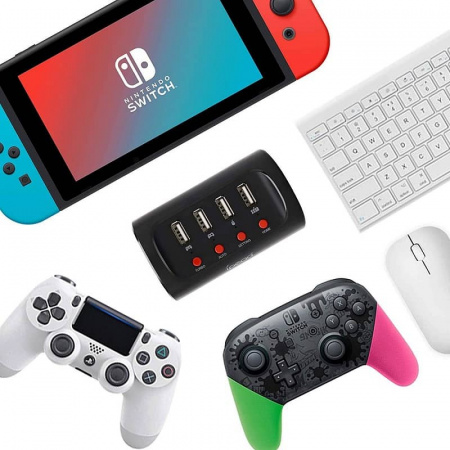 Конвертер подключения клавиатуры мыши PS4/Xbox One/Switch (iPEGA PG-9133) - интернет-магазин GameShock г. Челябинск Конвертер подключения клавиатуры мыши PS4/Xbox One/Switch (iPEGA PG-9133) - интернет-магазин GameShock г. Челябинск