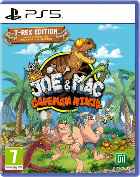 New Joe & Mac: Caveman Ninja (PS5, русские субтитры, БУ)