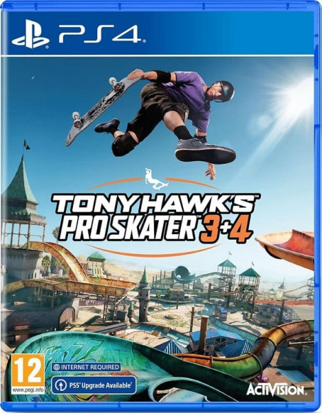 Tony Hawk's Pro Skater 3+4 (PS4, английская версия)