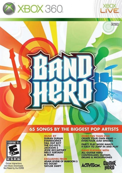 Band Hero (Xbox 360, АНГЛ, БУ)