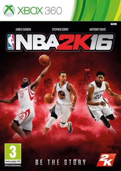 NBA 2k16 (Xbox 360, АНГЛ, БУ)