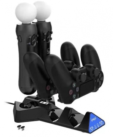 Зарядная станция стенд iPega для 2-х DualShock 4 и контроллеров PS Move (PG-P4011) - интернет-магазин GameShock г. Челябинск Зарядная станция стенд iPega для 2-х DualShock 4 и контроллеров PS Move (PG-P4011) - интернет-магазин GameShock г. Челябинск
