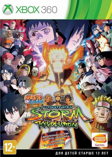 Naruto Shippuden: Ultimate Ninja Storm Revolution (Xbox 360, РУС, БУ)