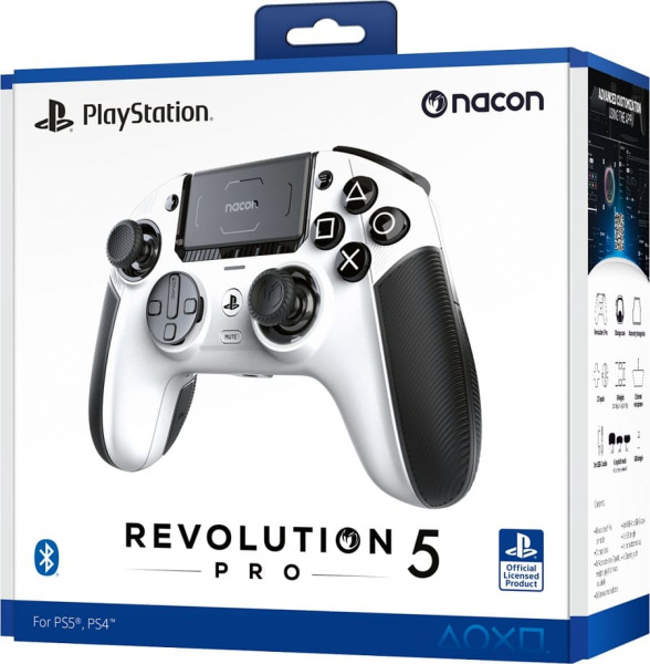 Геймпад Nacon Revolution 5 Pro White PS5/PS4/PC