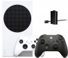Microsoft Xbox Series S 512GB + 2-й геймпад Carbon Black + Аккумулятор и кабель Microsoft Xbox Series S 512GB + 2-й геймпад Carbon Black + Аккумулятор и кабель