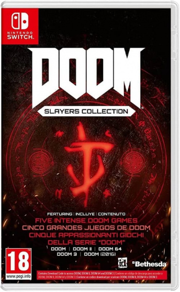 DOOM - Slayers Collection (Nintendo Switch, РУС, БУ)