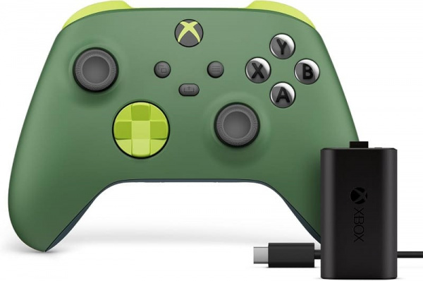 Геймпад Microsoft Xbox Series Remix Special Edition + Play and Charge Kit (model 1914) (БУ)
