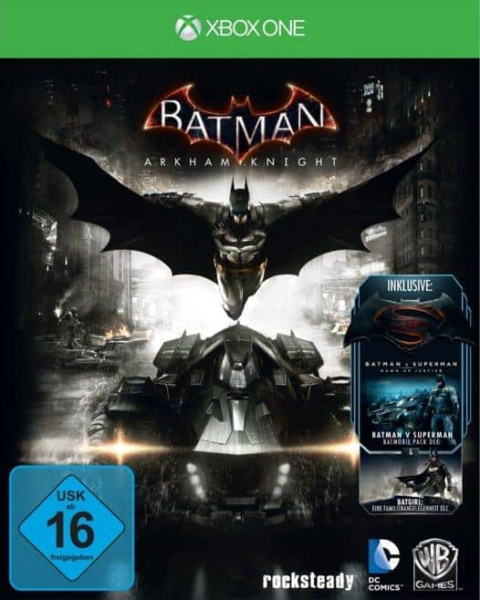 Batman: Arkham Knight Includes Batman V Superman Pack (Xbox One, русские субтитры)