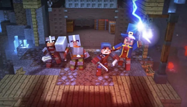 Minecraft Dungeons: Hero Edition (PS4, РУС, БУ) - интернет-магазин GameShock г. Челябинск