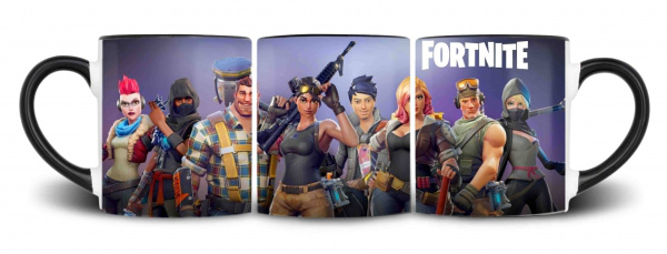 Кружка керамическая Fortnite 1-2