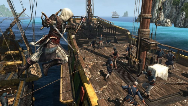 Assassin's Creed IV (4): Черный Флаг (Black Flag) - PlayStation Hits (PS4, русская версия) - интернет-магазин GameShock г. Челябинск