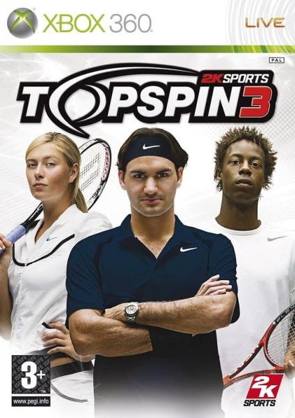 Top Spin 3 2K Sport (Xbox 360, АНГЛ)