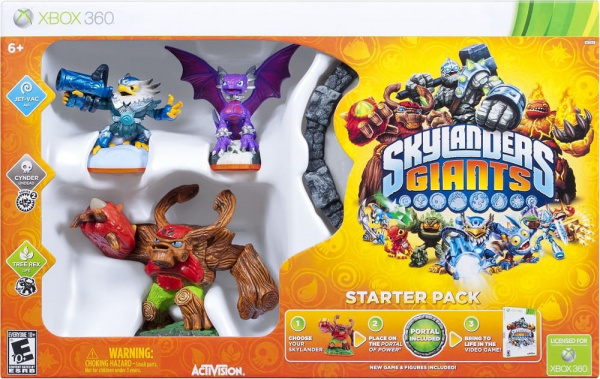 Комплект Skylanders: Giants (Xbox 360, АНГЛ, БУ)