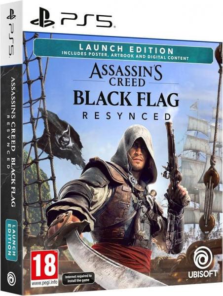 Assassin's Creed: Black Flag Resynced - Launch Edition (PS5, русские субтитры)