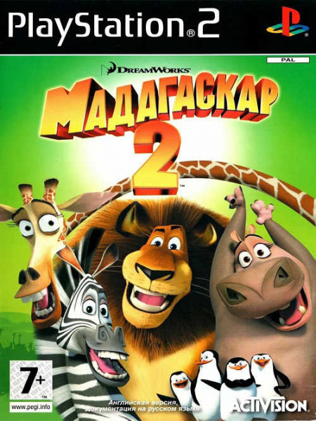 Мадагаскар 2: Побег в Африку (Madagascar: Escape 2 Africa) (PS2, АНГЛ, БУ)