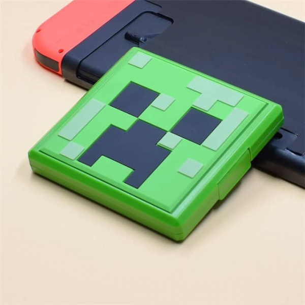 Кейс для хранения картриджей 12 игр Nintendo Switch Premium Game Card Case "Minecraft"