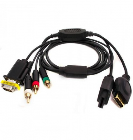 Кабель VGA для подключения к монитору PS3/Wii Кабель VGA для подключения к монитору PS3/Wii