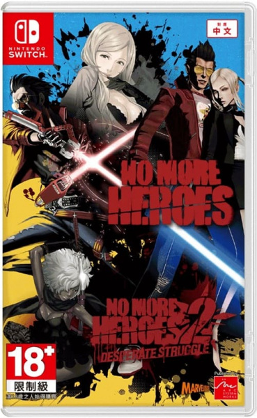 No More Heroes 1+2 [Nintendo Switch, английская версия, БУ]