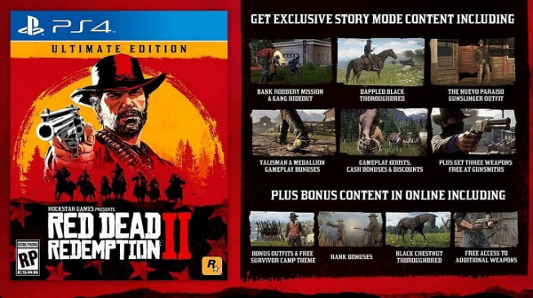 Red Dead Redemption 2 - Ultimate Edition (PS4, русские субтитры) - интернет-магазин GameShock г. Челябинск