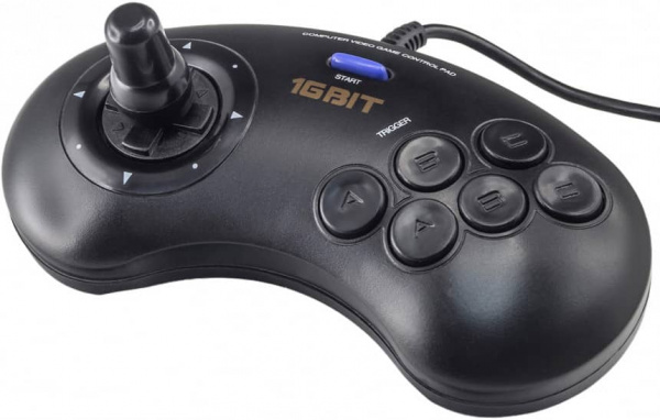 16 bit Retro Genesis Controller Arcade Max - Джойстик проводной 16 bit Retro Genesis Controller Arcade Max - Джойстик проводной