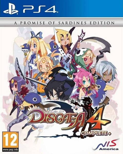 Disgaea 4 Complete + A Promise of Sardines Edition (PS4, АНГЛ, БУ)