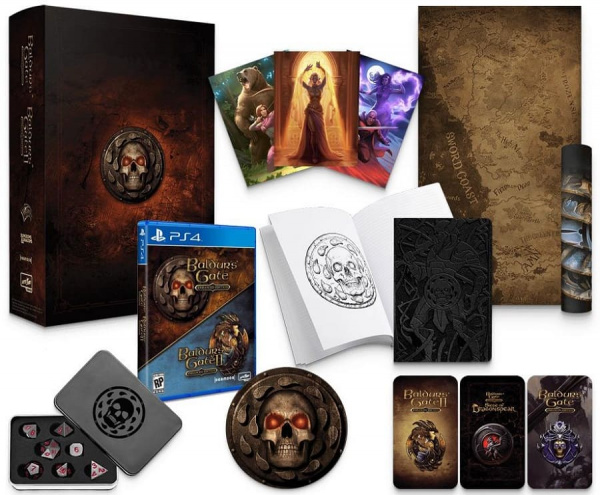 Baldur's Gate: Enhanced Edition - Коллекционное издание (PS4, русские субтитры, БУ)