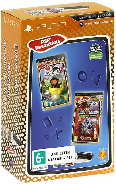 Комплект EyePet Приключения + Invizimals. Затерянные племена (игра + камера) [PSP]