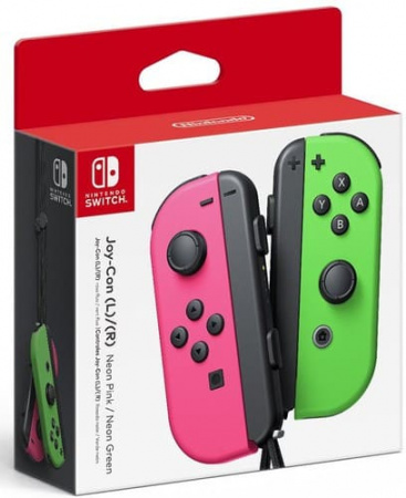Набор контроллеров Joy-Con для Nintendo Switch (Неоновый розовый/Неоновый зеленый) Набор контроллеров Joy-Con для Nintendo Switch (Неоновый розовый/Неоновый зеленый)