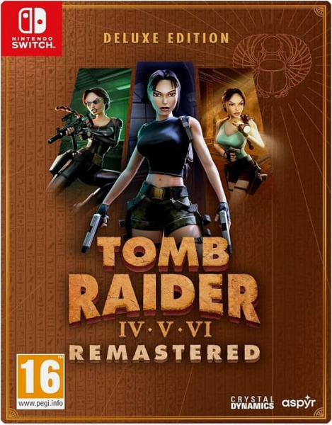 Tomb Raider IV-VI (4-6) Remastered - Deluxe Edition (Nintendo Switch, русская версия Б/У)