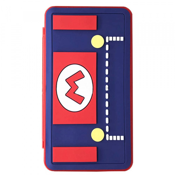 Кейс для хранения картриджей 24 игр Nintendo Switch Premium Game Card Case Super Mario Overalls