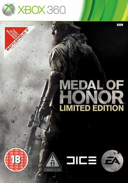 Medal of Honor - Limited Edition (Xbox 360, АНГЛ, БУ)