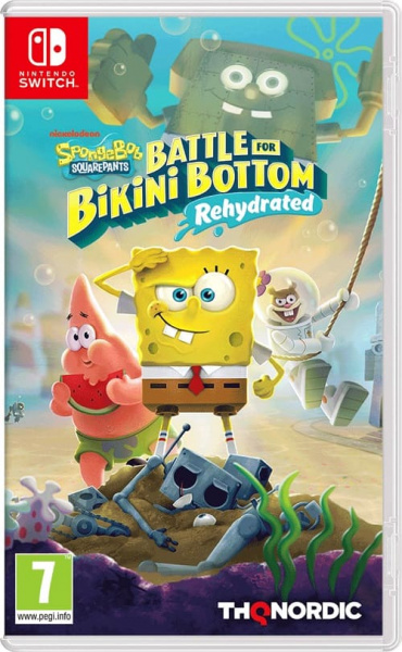 SpongeBob SquarePants: Battle for Bikini Bottom - Rehydrated (Nintendo Switch, РУС, БУ)