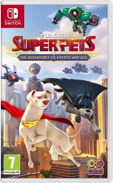 DC League of Super-Pets: The Adventures of Krypto and Ace [Nintendo Switch, русские субтитры, БУ]