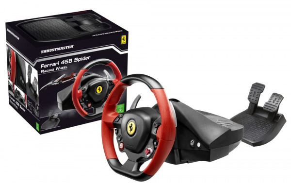 Руль FERRARI 458 SPIDER для XBOX ONE + Forza Horizon 2 - интернет-магазин GameShock г. Челябинск