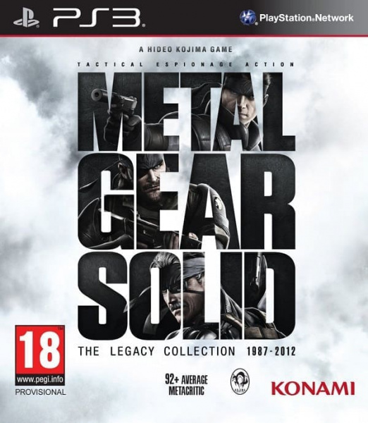 Metal Gear Solid: The Legacy Collection (PS3, АНГЛ, БУ)