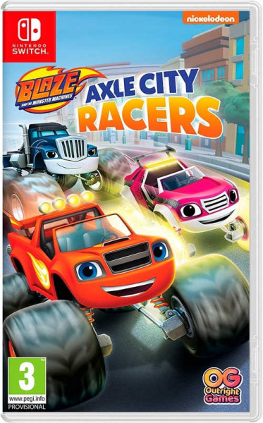Вспыш и чудо машинки: Гонщики Эксл Сити (Blaze and the Monster Machines: Axle City Racers) [Nintendo Switch, русская версия]