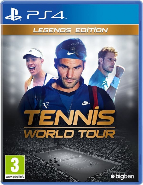 Tennis World Tour - Legends Edition [PS4, русские субтитры]
