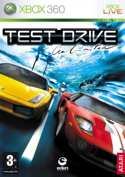 Test Drive Unlimited (Xbox 360, АНГЛ, БУ)