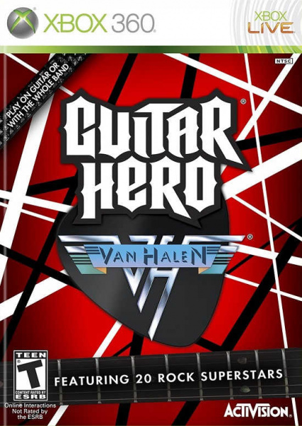 Guitar Hero: Van Halen (Xbox 360, АНГЛ, БУ)